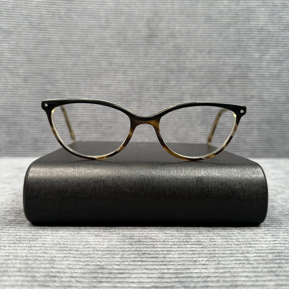 Bulova Accessories - Bulova Newport Black Horn Cat Eye Eyeglasses Frames 52-17-135 NEWPORT BKHRN